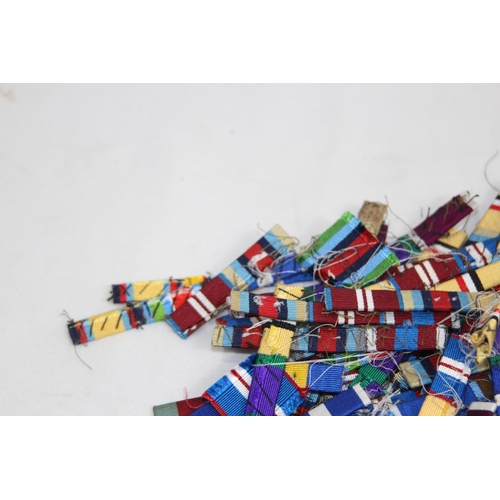 903 - LARGE QUANTITY OF WWII MILITARY RIBBONS