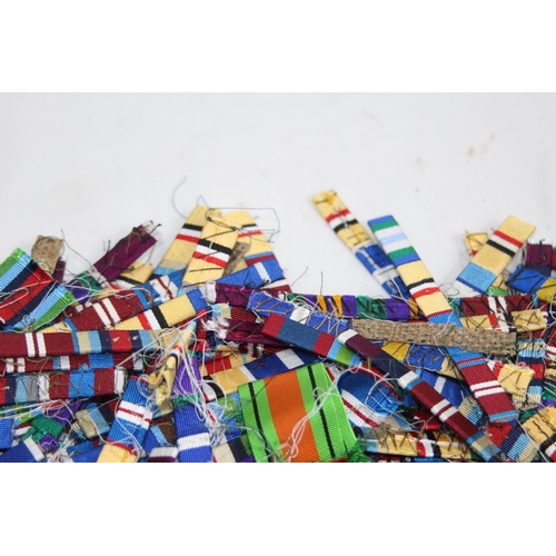 903 - LARGE QUANTITY OF WWII MILITARY RIBBONS