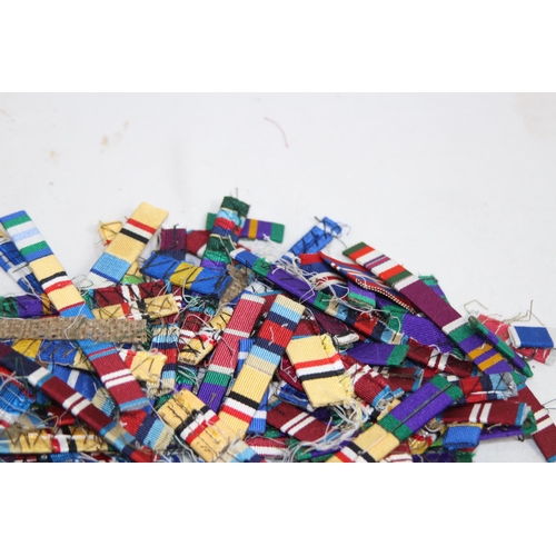 903 - LARGE QUANTITY OF WWII MILITARY RIBBONS