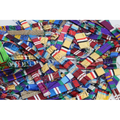 903 - LARGE QUANTITY OF WWII MILITARY RIBBONS