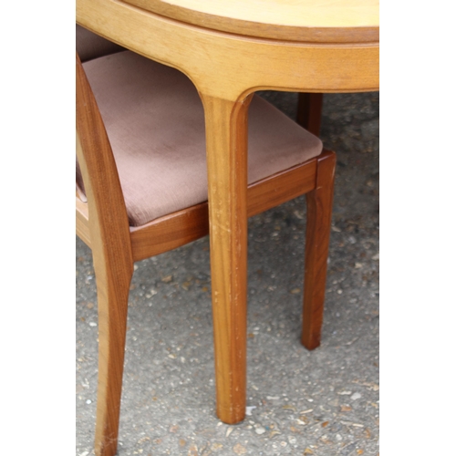 86 - RETRO NATHAN  DINING TABLE AND CHAIRS  
155 X 75 X 100CM