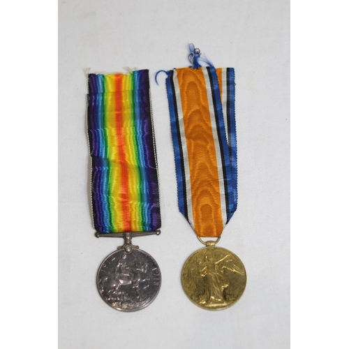 911 - 2 X WWI MEDALS 5467 PTE W.A  HAYES 4-LOND REG