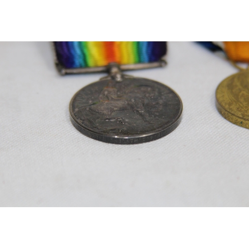 911 - 2 X WWI MEDALS 5467 PTE W.A  HAYES 4-LOND REG