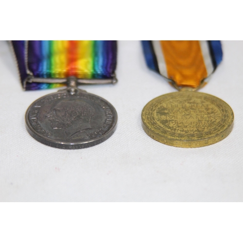 911 - 2 X WWI MEDALS 5467 PTE W.A  HAYES 4-LOND REG