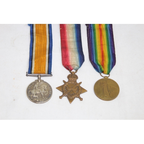 916 - 3 X WWI MEDALS 19337 PTE O.J  PIKE WILTS REG