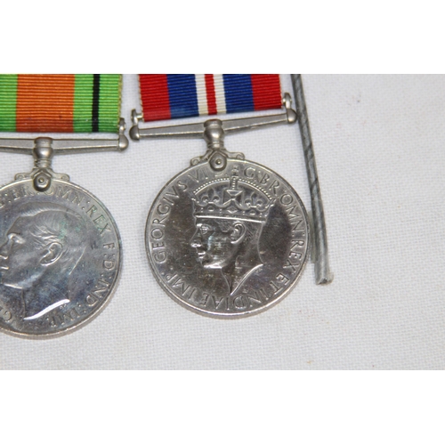 917 - 3 X WWII MEDALS UNSIGNED