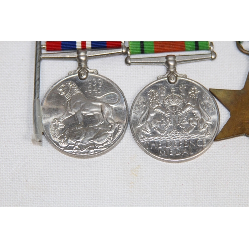 917 - 3 X WWII MEDALS UNSIGNED