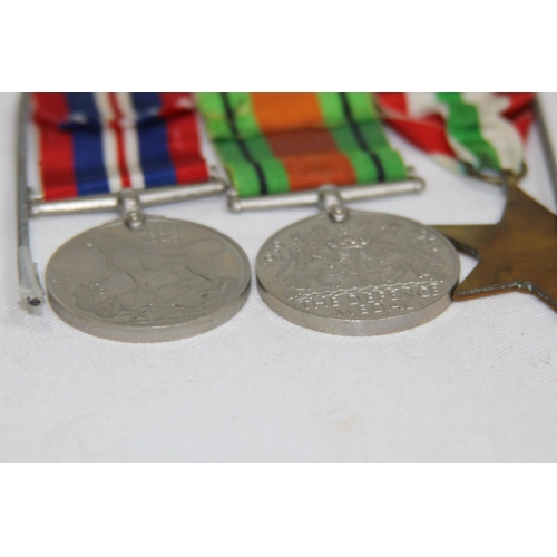 917 - 3 X WWII MEDALS UNSIGNED