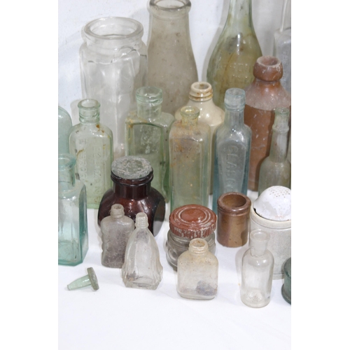 363 - QUANTITY OF ANTIQUE AND VINTAGE BOTTLES ETC
36CM