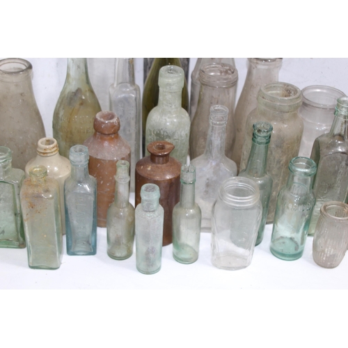 363 - QUANTITY OF ANTIQUE AND VINTAGE BOTTLES ETC
36CM