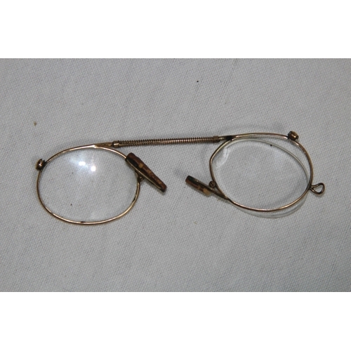 1042 - SELECTION OF 19TH AND EARLY 20TH CENTURY SPECTACLES AND GLASSES - MOSTLY CASED