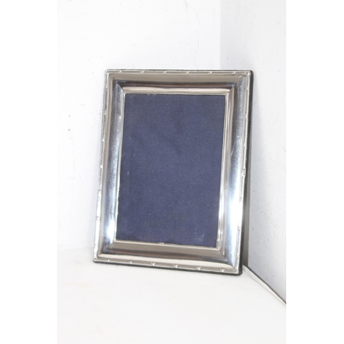 1162 - HALLMARKED SILVER PICTURE FRAME
22 X 18CM