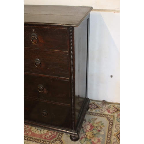 98 - EDWARDIAN CHEST OF DRAWERS 2/3
47 X 106 X 105CM