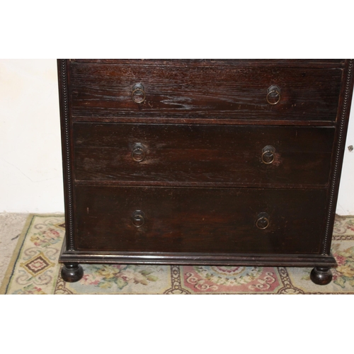 98 - EDWARDIAN CHEST OF DRAWERS 2/3
47 X 106 X 105CM