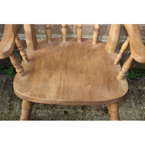 102 - 3X PINE CARVER CHAIRS  PLUS 1 OTHER
47 X 54 X 85CM