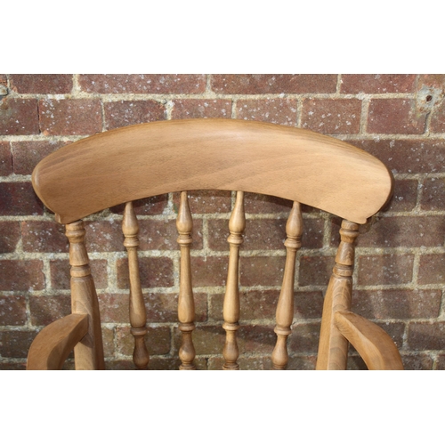 102 - 3X PINE CARVER CHAIRS  PLUS 1 OTHER
47 X 54 X 85CM