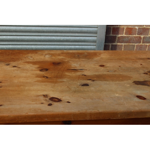 110 - SOLID PINE FARMHOUSE TABLE 
152 X 88 X 78CM