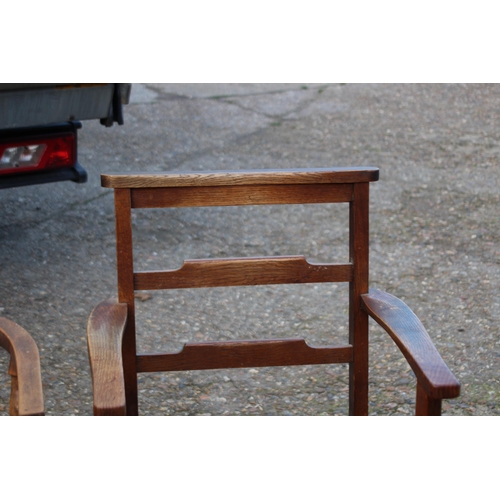 117 - VINTAGE CHAIRS, STOOLS AND TABLE  x6
60 X 53 X 110CM