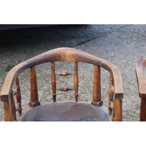 117 - VINTAGE CHAIRS, STOOLS AND TABLE  x6
60 X 53 X 110CM