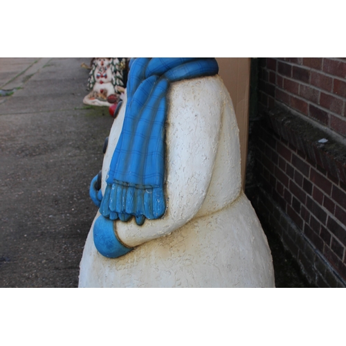 135 - SNOWMAN LIFESIZE FIGURE 
168 X 65CM