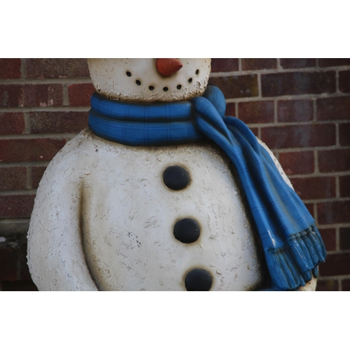 135 - SNOWMAN LIFESIZE FIGURE 
168 X 65CM