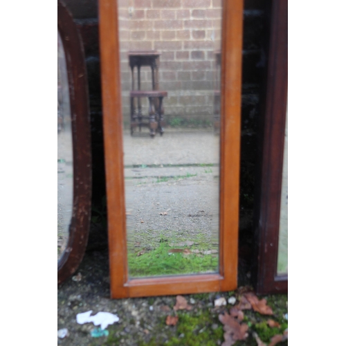 205 - QUANTITY OF VINTAGE MIRRORS  x6
85 X 55CM