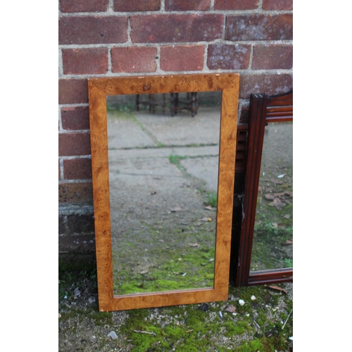 207 - QUANTITY OF VINTAGE MIRRORS  x6
110 X 76CM