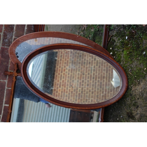 207 - QUANTITY OF VINTAGE MIRRORS  x6
110 X 76CM