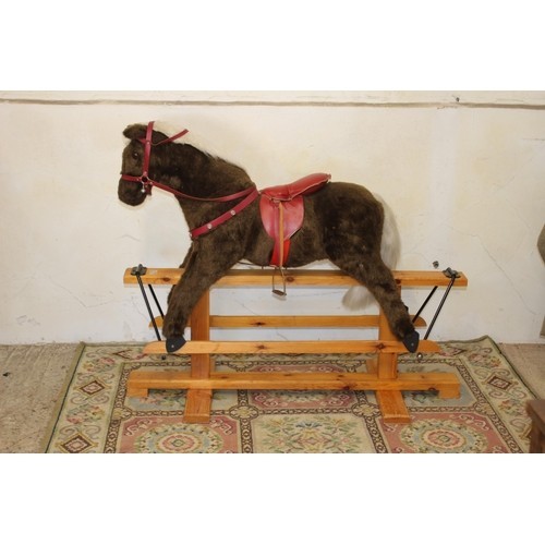 784 - VINTAGE PEGASUS ROCKING HORSE 
117 X 53 X 100CM