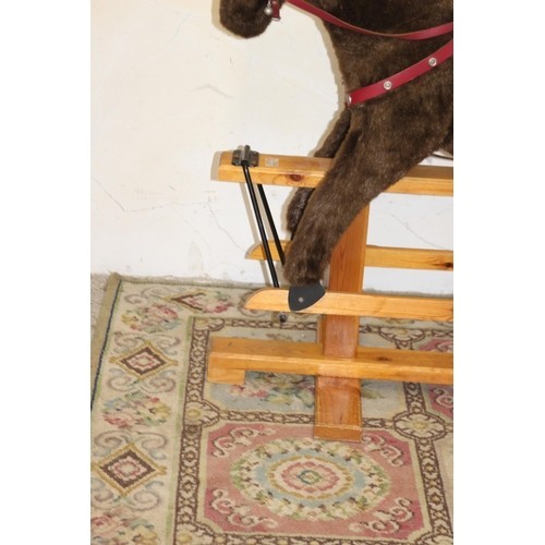 784 - VINTAGE PEGASUS ROCKING HORSE 
117 X 53 X 100CM