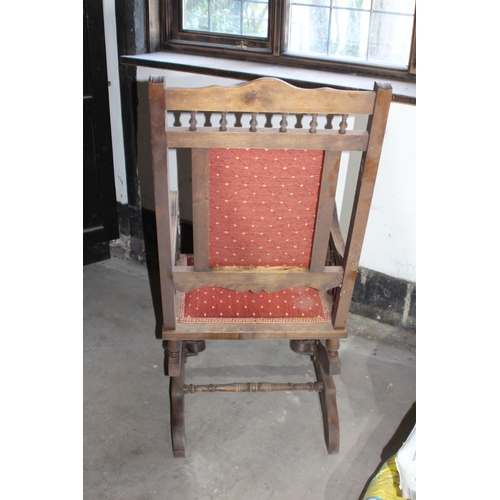 123 - VINTAGE ROCKING CHAIR
54 X 54 X 110CM