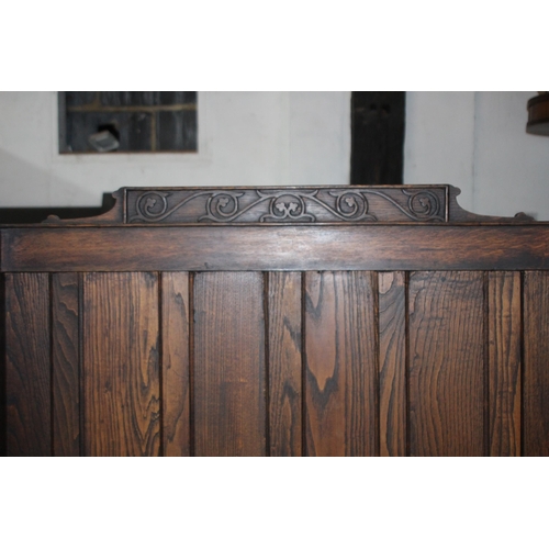 133 - VINTAGE CHURCH BENCH PEW 
102 X 45 X 162CM