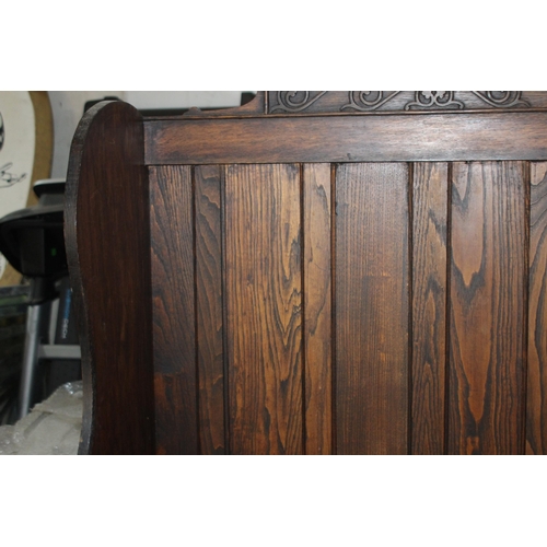 133 - VINTAGE CHURCH BENCH PEW 
102 X 45 X 162CM