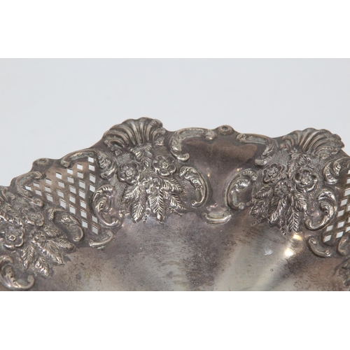 1160 - SILVER PEDESTAL DISH - BIRMINGHAM 1988 BY WILLIAM DEVENPORT - 308G