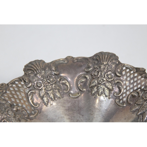 1160 - SILVER PEDESTAL DISH - BIRMINGHAM 1988 BY WILLIAM DEVENPORT - 308G