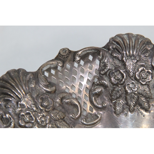 1160 - SILVER PEDESTAL DISH - BIRMINGHAM 1988 BY WILLIAM DEVENPORT - 308G