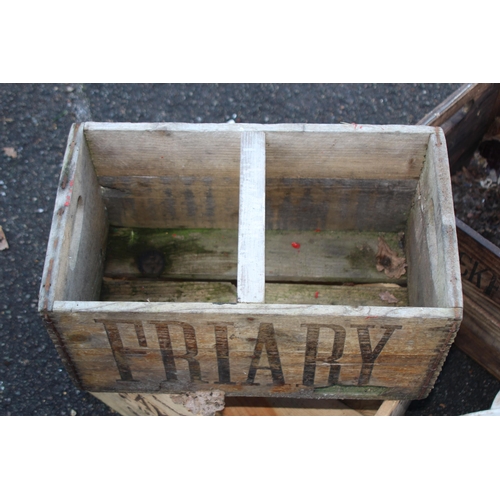 677 - QUANTITY OF TRUGS AND BOXES 
53 X 36 X 27CM