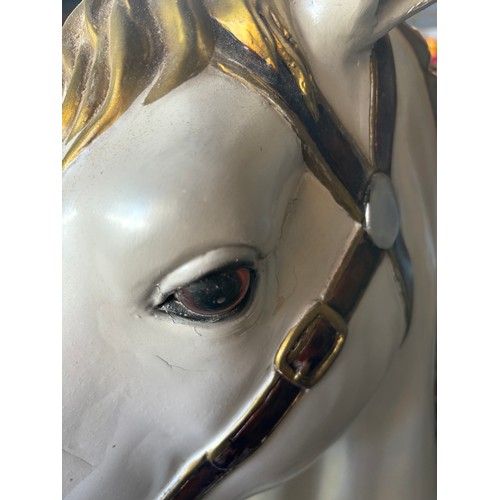 146 - VINTAGE CAROUSEL HORSE 
127 X 165 X 45CM