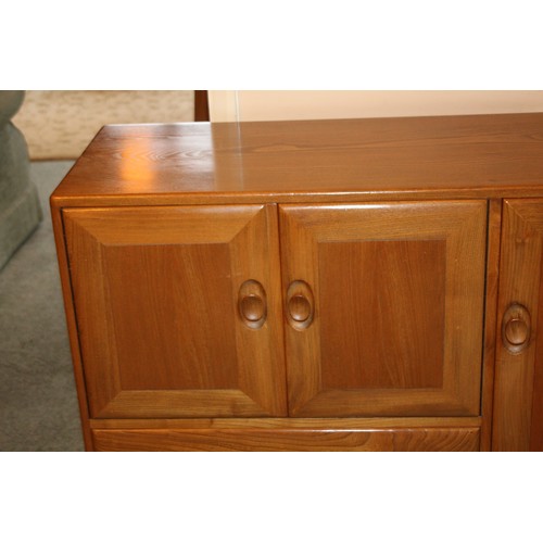 21A - RETRO ERCOL WINDSOR SIDEBOARD 
115 X 45 X 83CM