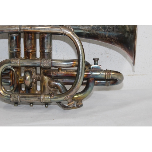 766 - MILITARY STYLE VINTAGE CORNET