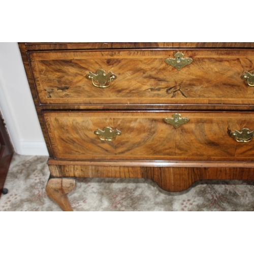 15 - EDWARDIAN 3/3 CHEST OF DRAWERS 
98 X 53 X 134CM