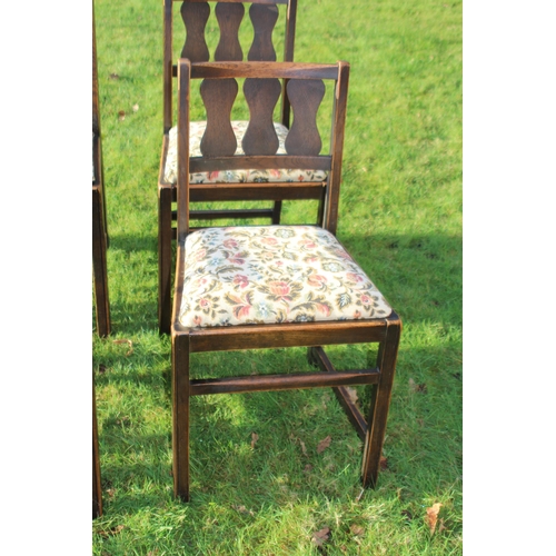 26 - 6 X VINTAGE ERCOL DINING CHAIRS 
46 X 43 X 83CM