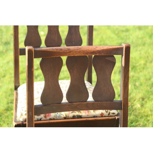 26 - 6 X VINTAGE ERCOL DINING CHAIRS 
46 X 43 X 83CM