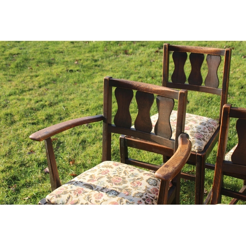 26 - 6 X VINTAGE ERCOL DINING CHAIRS 
46 X 43 X 83CM