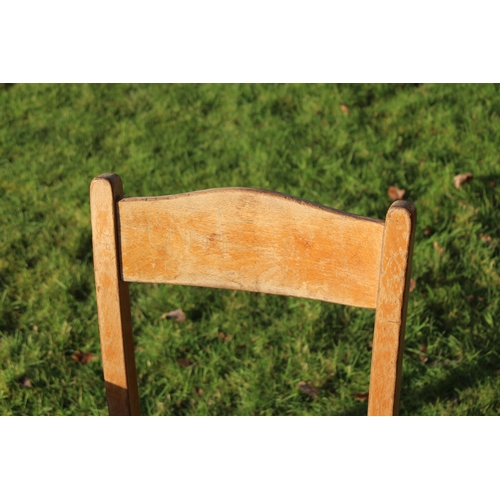 27 - VINTAGE DOUBLE SCHOOL DESK AND CHAIR
97 X 41 X 63CM