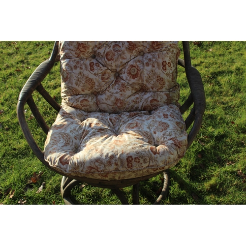 29 - RETRO WICKER ARMCHAIR 
85 X 80 X 100CM