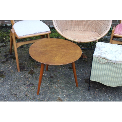 39 - QUANTITY OF 1950S FURNITURE  x5
70 X 70CM