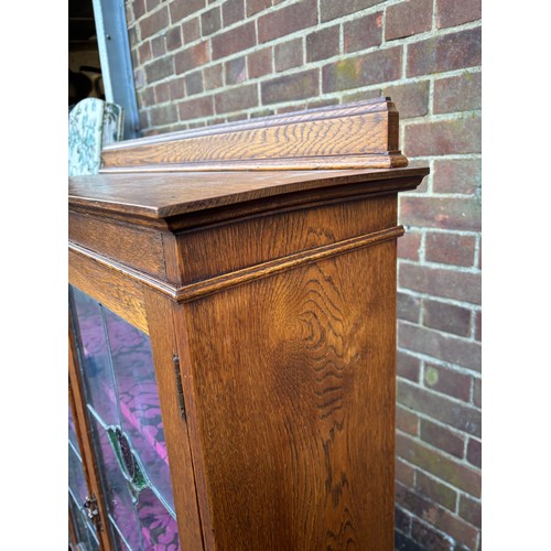 41 - EDWARDIAN DISPLAY CABINET 
94 X 31 X 143CM