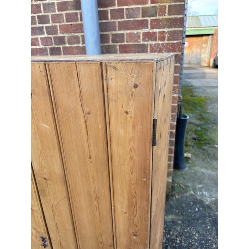 46 - PITCH PINE CUPBOARD
68 X 38 X 140CM