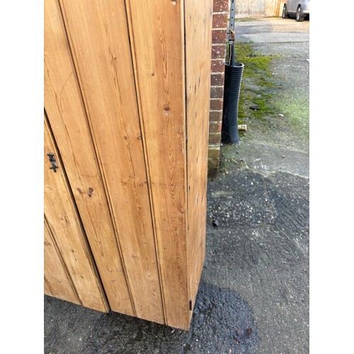 46 - PITCH PINE CUPBOARD
68 X 38 X 140CM